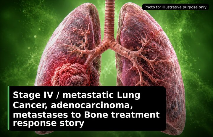 A patient, who was diagnosed with Stage IV Lung Cancer