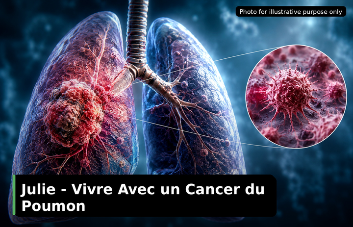 Julie, who was diagnosed with Lung Cancer