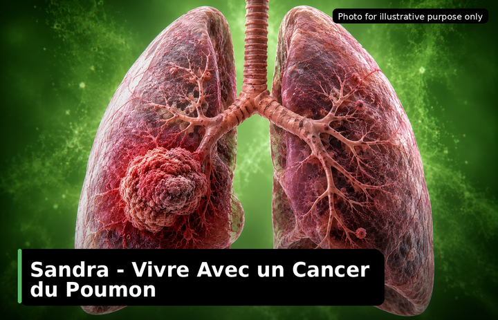 Sandra, who was diagnosed with Lung Cancer