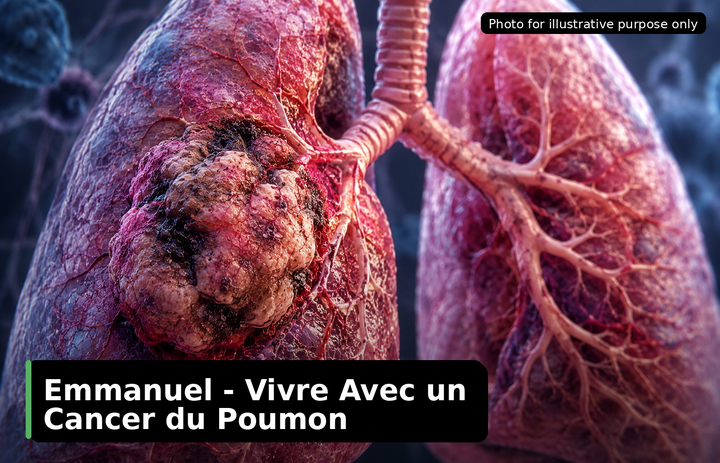 Emmanuel, who was diagnosed with Lung Adenocarcinoma