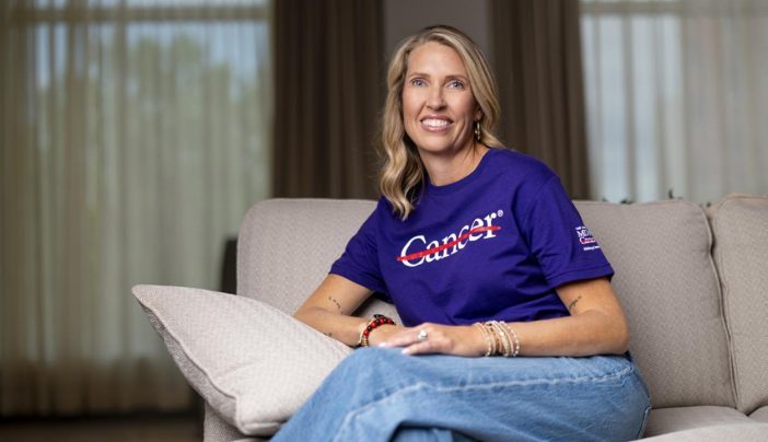 Leah, who was diagnosed with Stage IV Lung Cancer