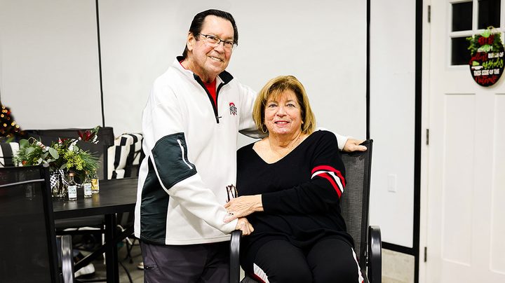 Deborah, who was diagnosed with Stage IV Lung Cancer