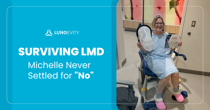Michelle, who was diagnosed with Stage IV Lung Cancer