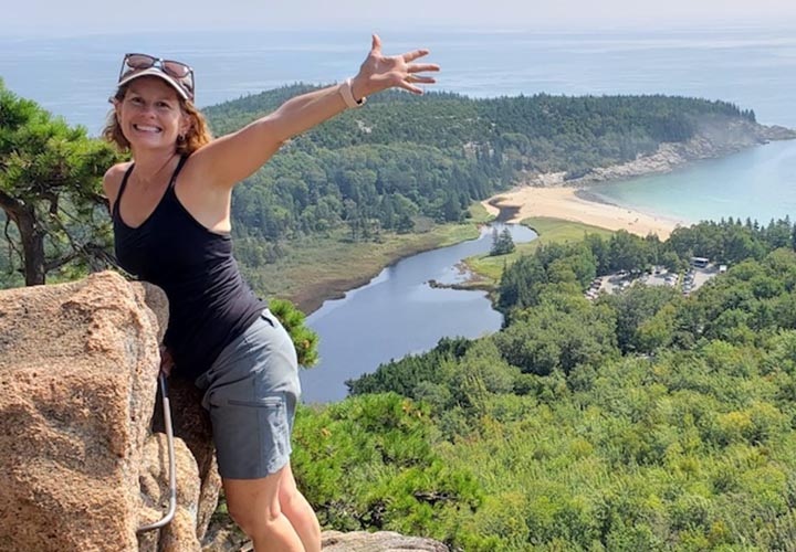 Leslie, who was diagnosed with Stage IV Lung Cancer