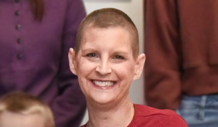 Glenna, who was diagnosed with Stage IV Non-Small Cell Lung Cancer