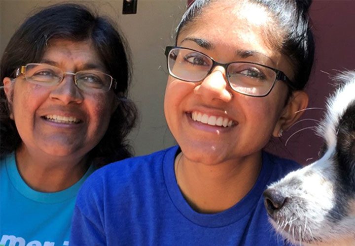 Usha, who was diagnosed with Stage IV Non-Small Cell Lung Cancer