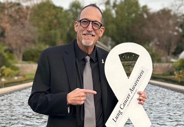 Jeff, who was diagnosed with Stage IV Non-Small Cell Lung Cancer