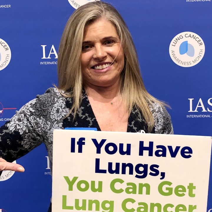 Heidi, who was diagnosed with Stage III Lung Adenocarcinoma
