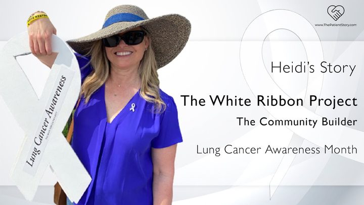 Heidi, who was diagnosed with Stage III Lung Adenocarcinoma