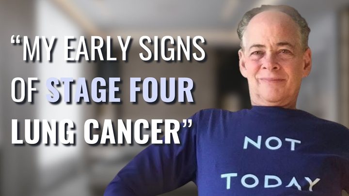 Lenny, who was diagnosed with Stage IV Non-Small Cell Lung Cancer