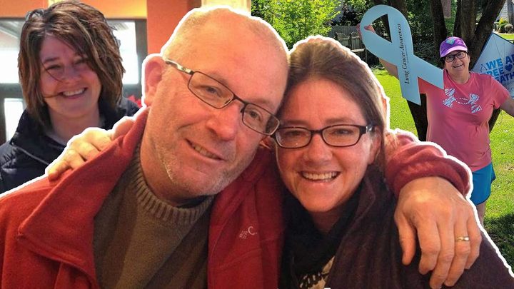 Amy, who was diagnosed with Stage IV Non-Small Cell Lung Cancer