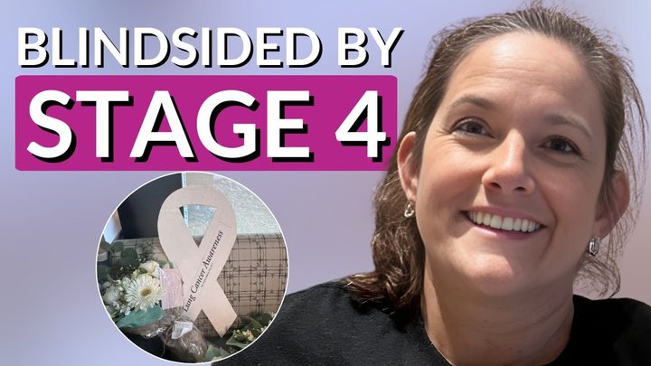 Jennifer, who was diagnosed with Stage IV Non-Small Cell Lung Cancer