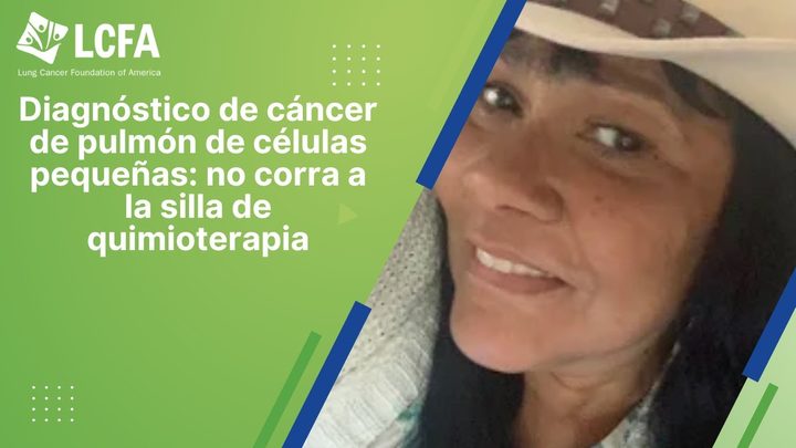 Mary, who was diagnosed with Small Cell Lung Cancer