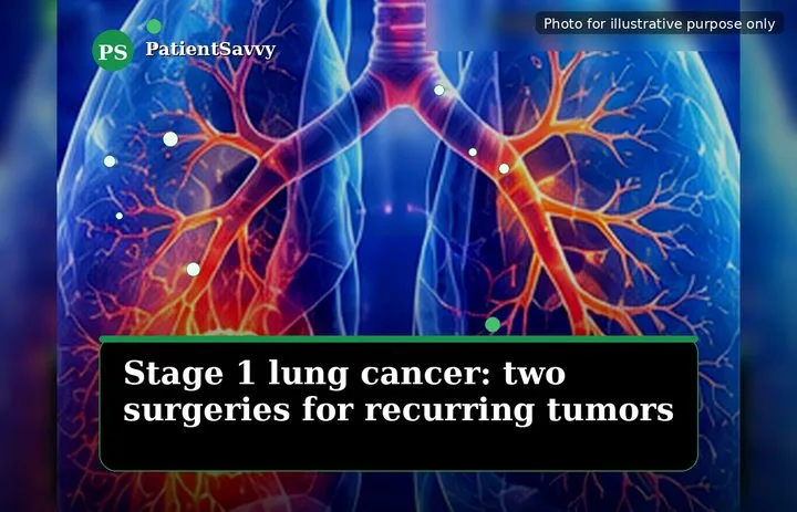A patient, who was diagnosed with Stage I Lung Adenocarcinoma