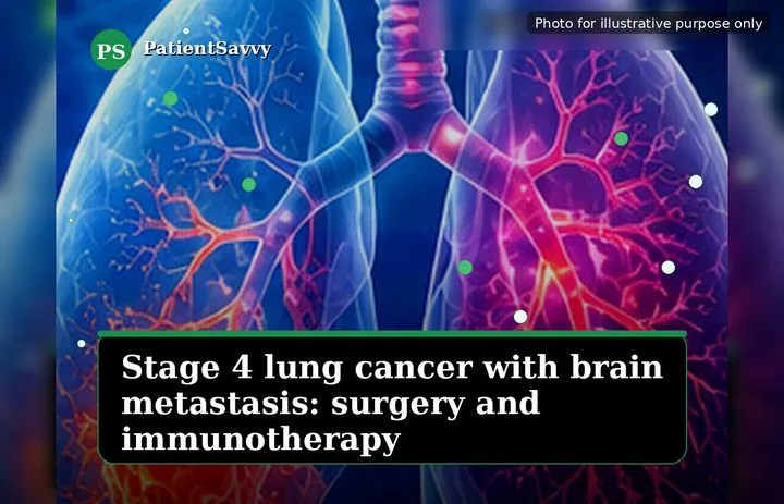 A patient, who was diagnosed with Stage IV Lung Adenocarcinoma