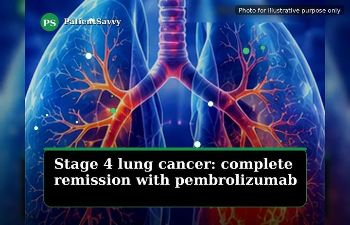 A patient, who was diagnosed with Stage IV Non-Small Cell Lung Cancer