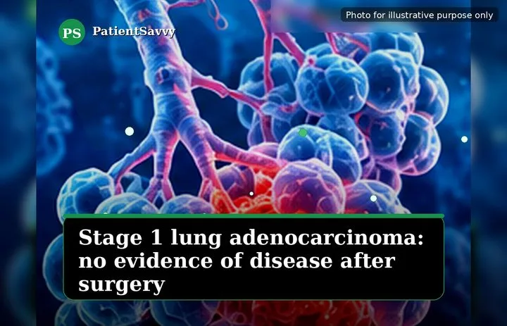 A patient, who was diagnosed with Stage I Lung Adenocarcinoma