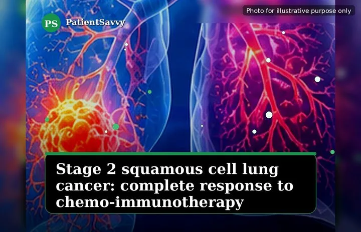 A patient, who was diagnosed with Stage II Lung Squamous Cell Carcinoma