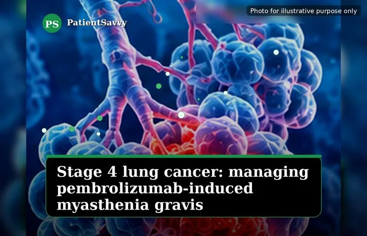 A patient, who was diagnosed with Stage IV Lung Adenocarcinoma
