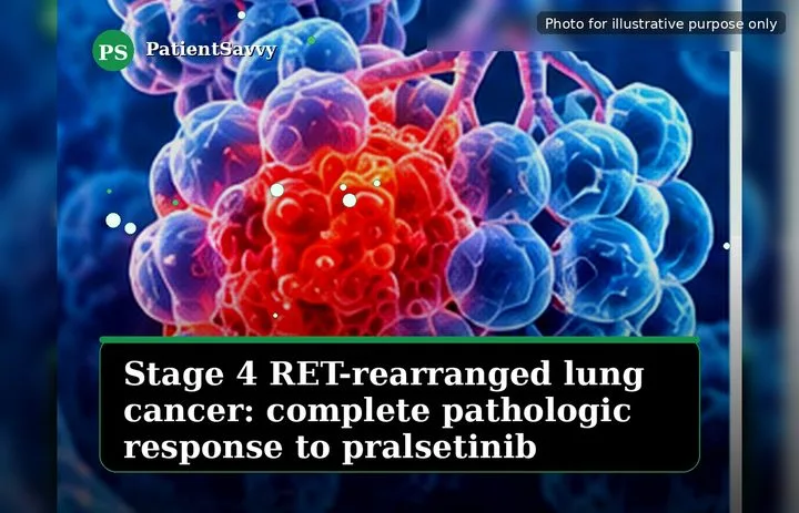 A patient, who was diagnosed with Stage IV Non-Small Cell Lung Cancer