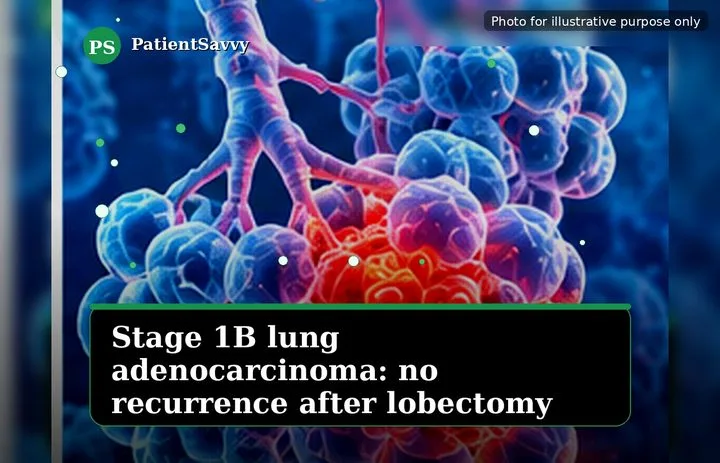 A patient, who was diagnosed with Stage I Lung Adenocarcinoma
