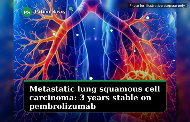 A patient, who was diagnosed with Stage IV Non-Small Cell Lung Cancer