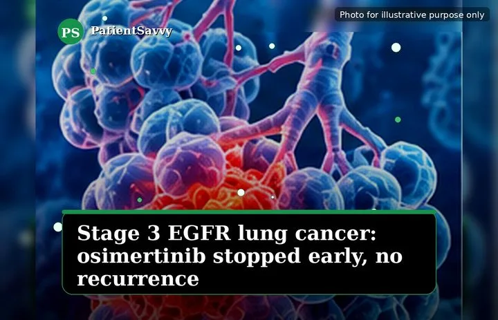A patient, who was diagnosed with Stage III Non-Small Cell Lung Cancer