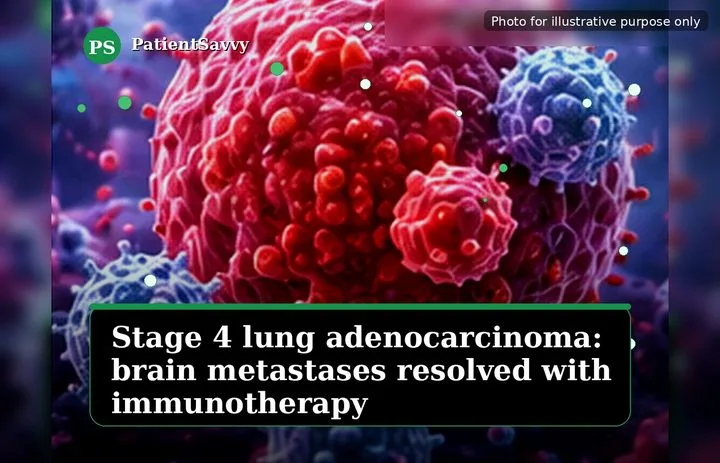 A patient, who was diagnosed with Stage IV Non-Small Cell Lung Cancer
