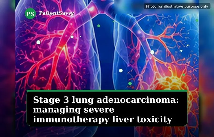 A patient, who was diagnosed with Stage III Lung Adenocarcinoma
