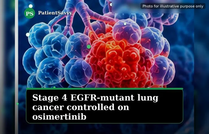 A patient, who was diagnosed with Stage IV Lung Adenocarcinoma