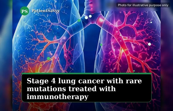 A patient, who was diagnosed with Stage IV Lung Adenocarcinoma