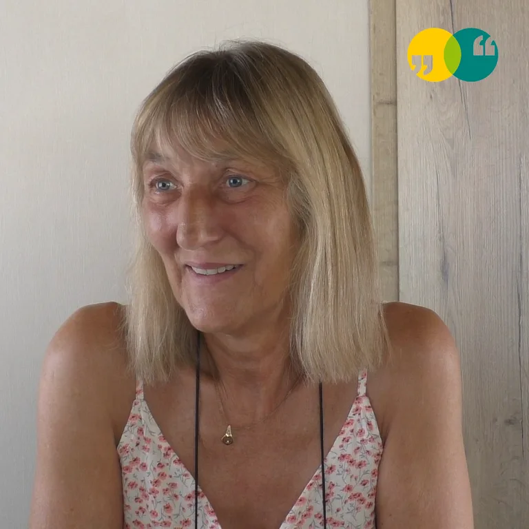 Angelika, who was diagnosed with Breast Cancer
