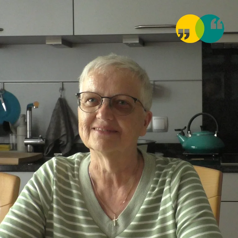 Annemarie, who was diagnosed with Colorectal Cancer