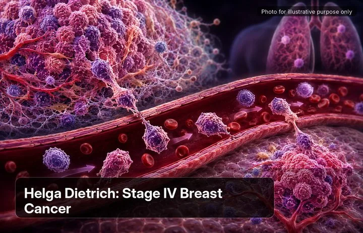 Helga, who was diagnosed with Breast Cancer