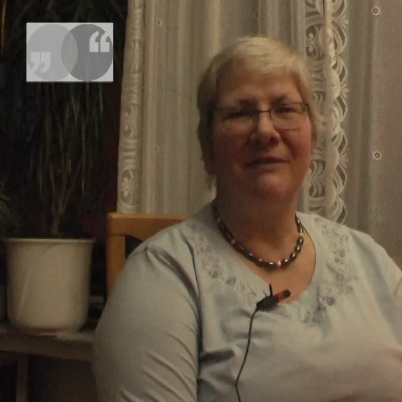 Ingrid, who was diagnosed with Colorectal Cancer