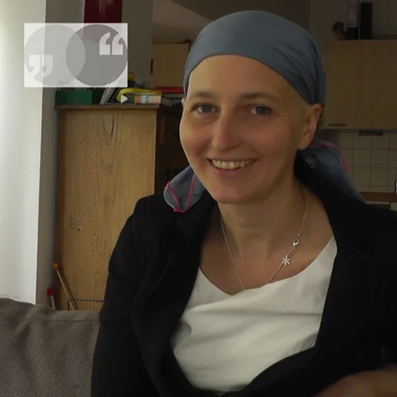 Bianca, who was diagnosed with Breast Cancer