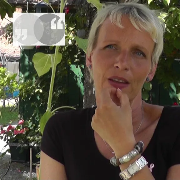 Iris, who was diagnosed with Breast Cancer