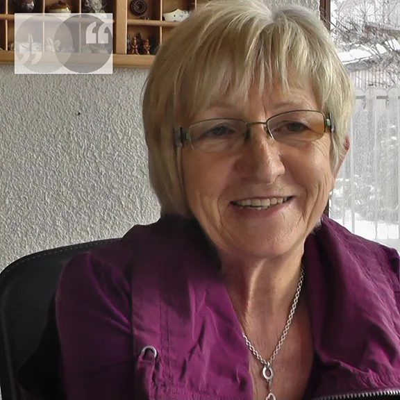 Ute, who was diagnosed with Breast Cancer