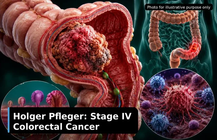 Holger, who was diagnosed with Colorectal Cancer