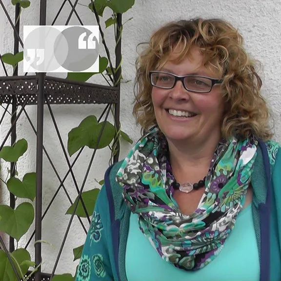 Ulrike, who was diagnosed with Breast Cancer
