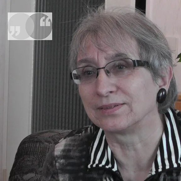 Waltraud, who was diagnosed with Breast Cancer