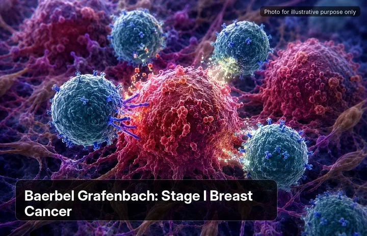 Baerbel, who was diagnosed with Stage I Breast Cancer