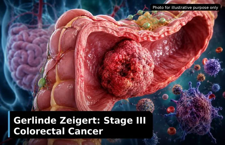 Gerlinde, who was diagnosed with Colorectal Cancer
