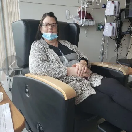 Heather, who was diagnosed with Stage IV Colorectal Cancer