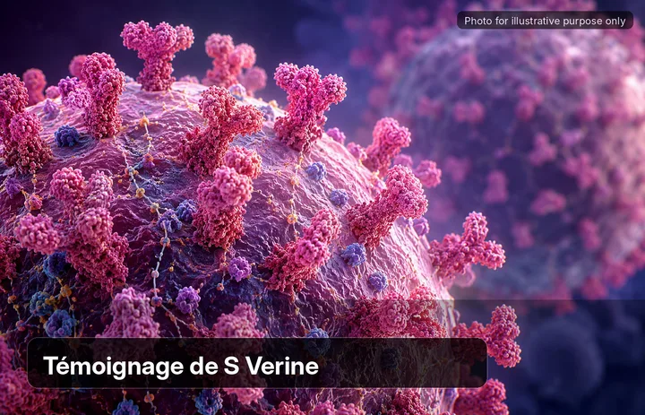 Séverine, who was diagnosed with Breast Cancer