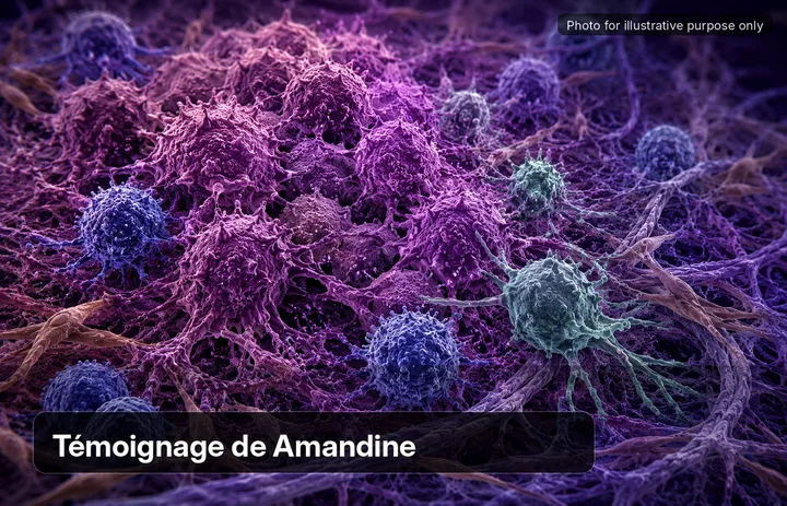Amandine, who was diagnosed with Breast Cancer