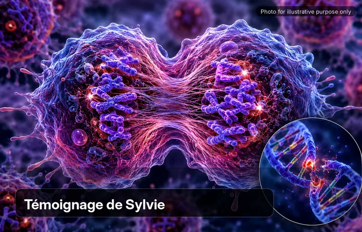 Sylvie, who was diagnosed with Stage II Breast Cancer