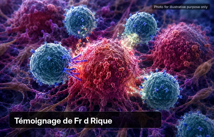 Frédérique, who was diagnosed with Stage II Breast Cancer