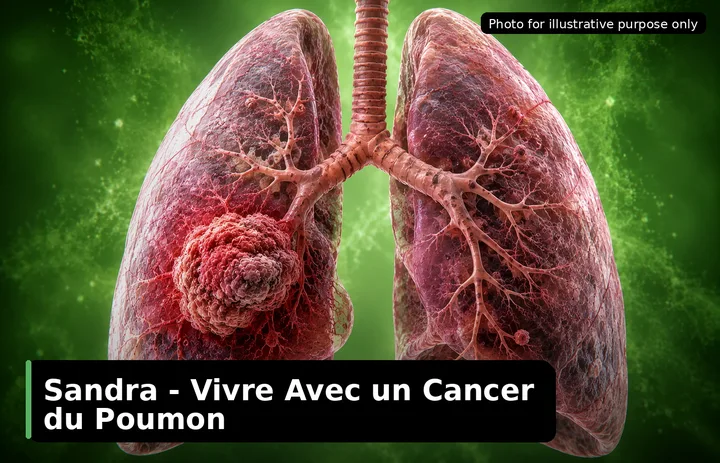 Sandra, who was diagnosed with Lung Cancer