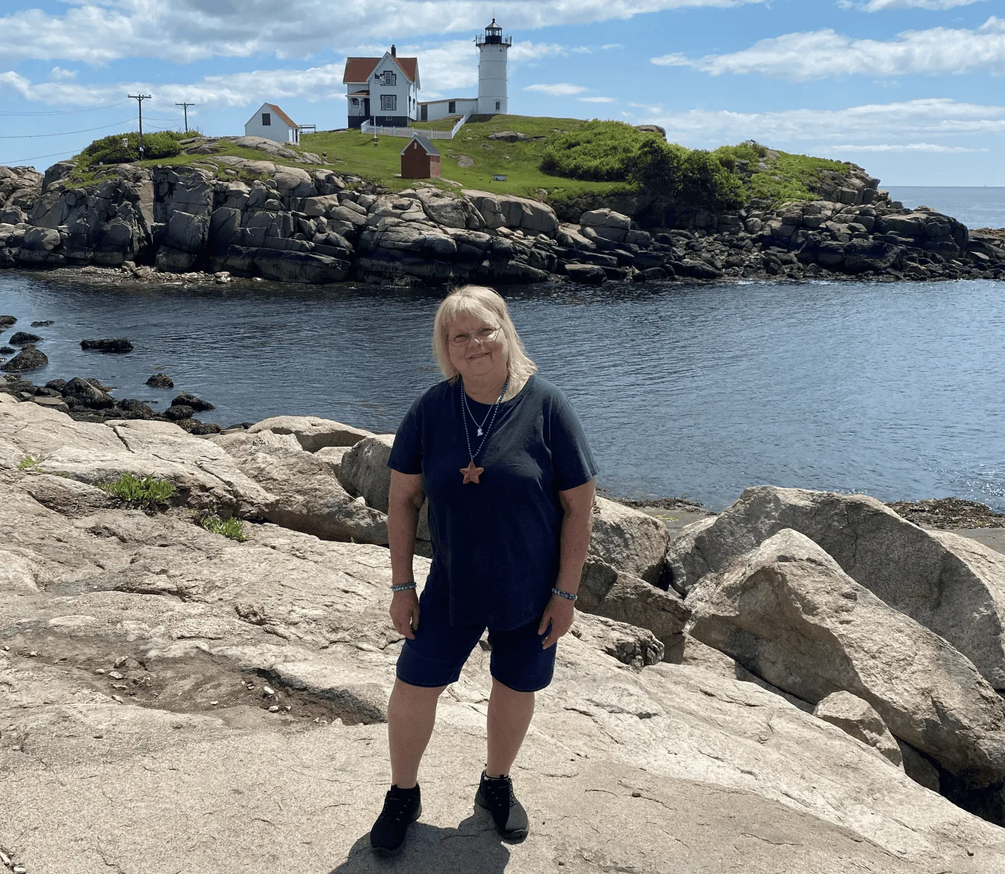 Linda, who was diagnosed with Stage IV Breast Cancer